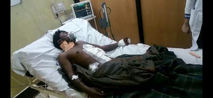 man brutality injured by his elder brother in Madhaya Pradesh 