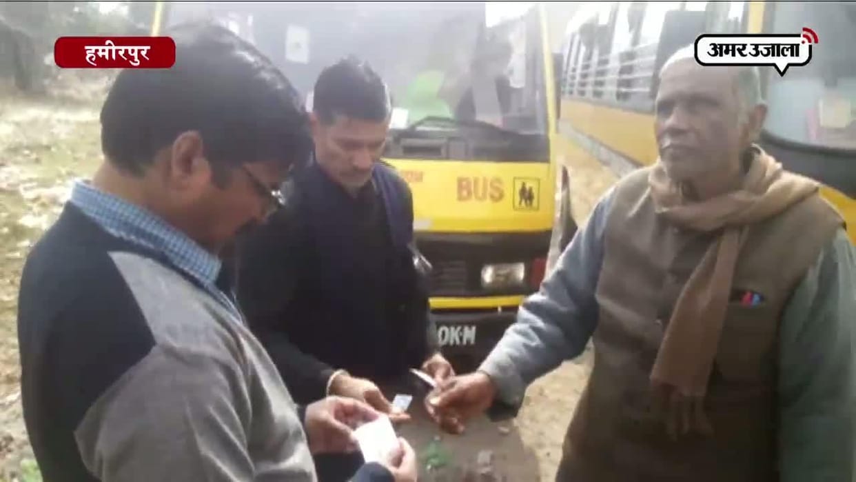 Khatara school buses going on