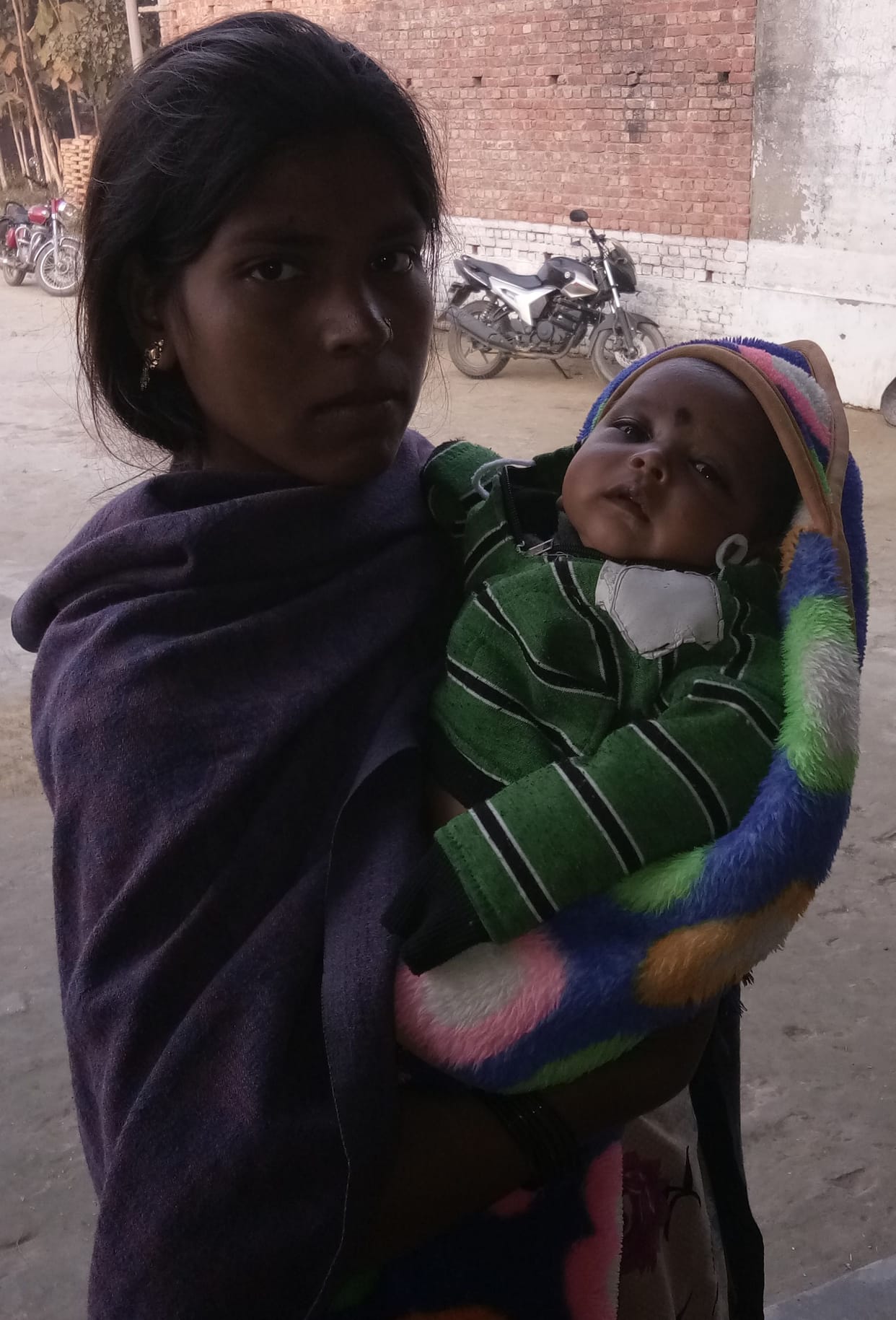 Villagers caught fleeing man stole baby