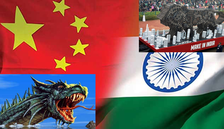 china share in make in India 
