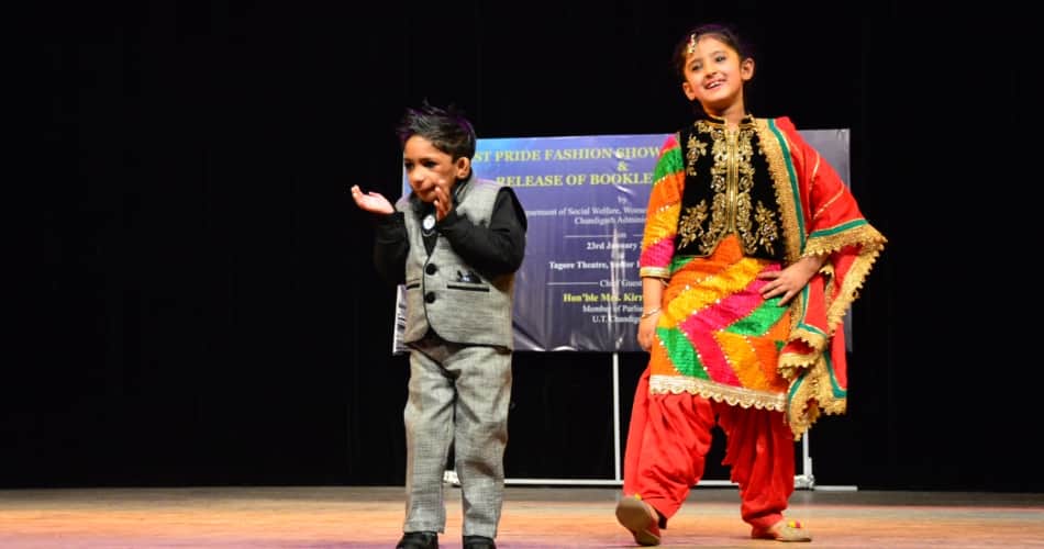 disable childrens fashion show first time at chandigarh