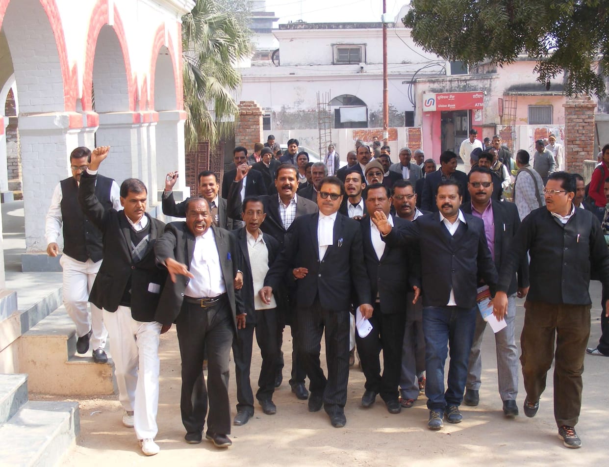 Lawyers protest against the killing observed by Day
