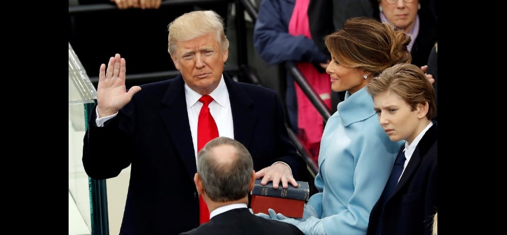 Donald trump refuses to shake hand with German Chancellor Angela Merkel