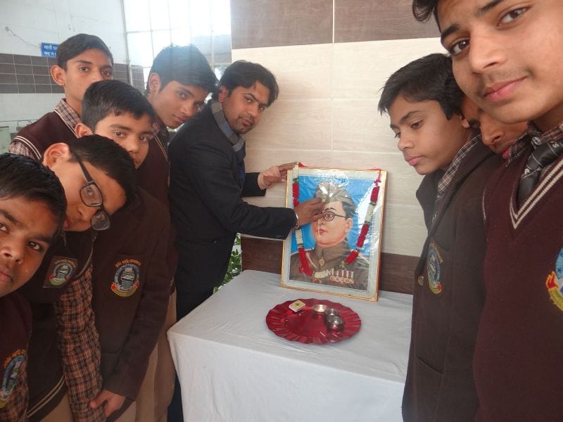 Inspired to follow the path shown by Netaji