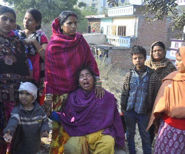 a man brutally murdered in Lucknow.
