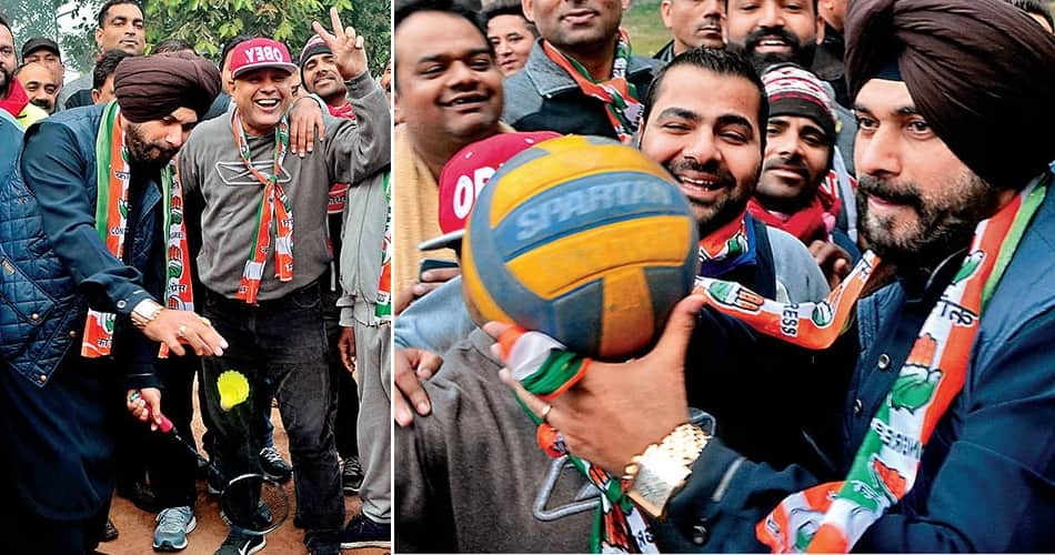 amazing and unique photos of navjot sidhu at amritsar of punjab
