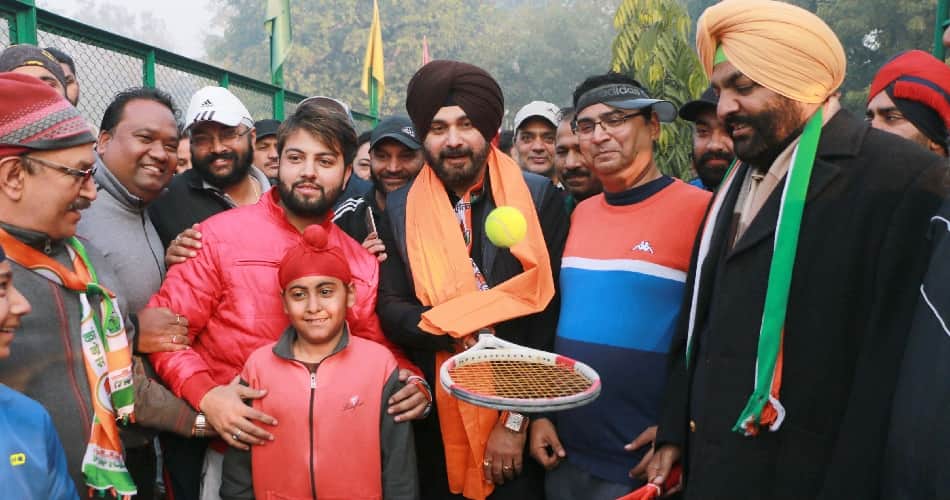 amazing and unique photos of navjot sidhu at amritsar of punjab
