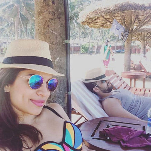 shikha singh of kumkum bhagya posted her bikini photos