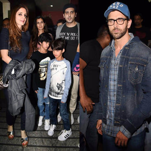 sussanne khan attend hrithik roshan's party