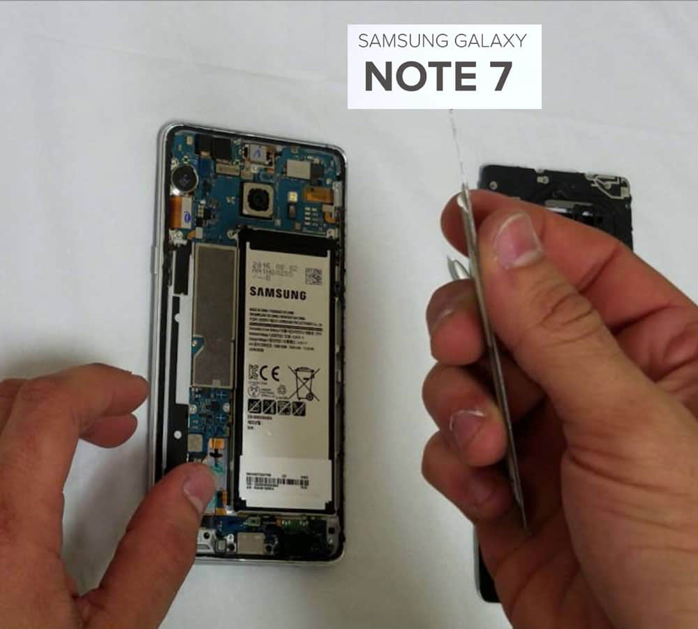 Samsung disclosed why note 7 catched fire