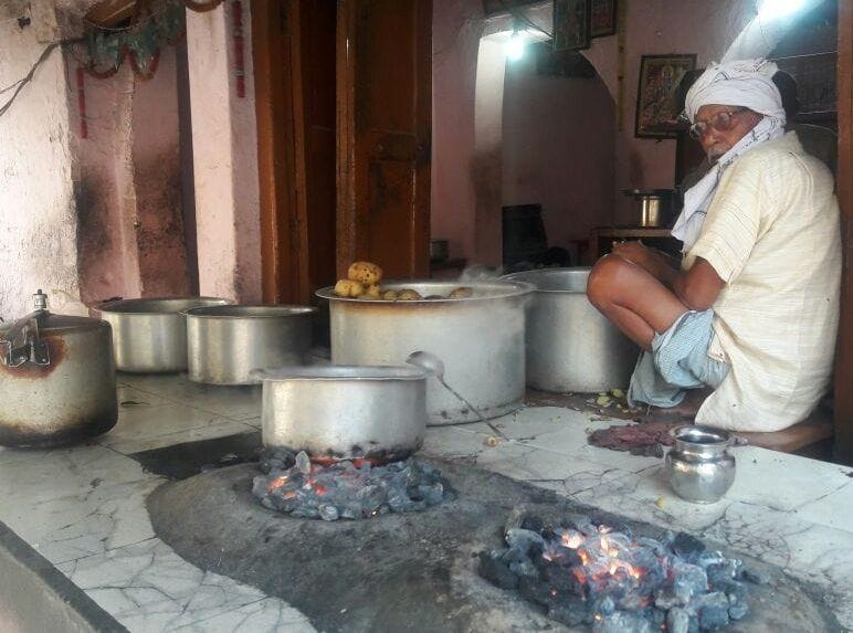 After stopping of the eateries in the simmering coal furnaces