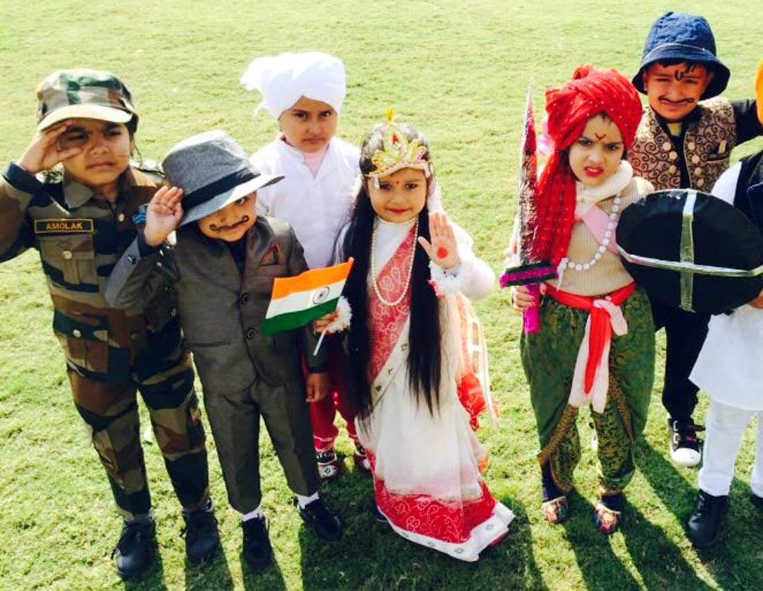 Worship first in fancy dress