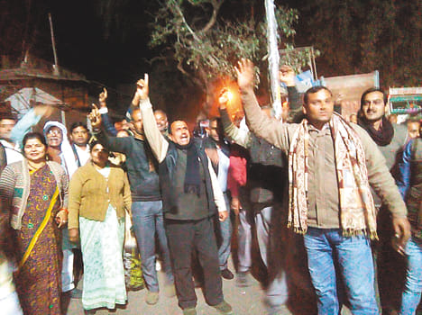 Rajendra landed in support of BJP