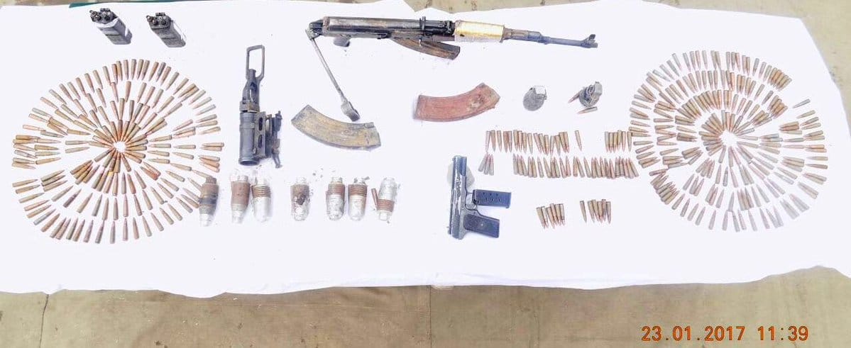 TERRORIST CAMP DISTROYED IN KISHTWAR NEAR JAMMU