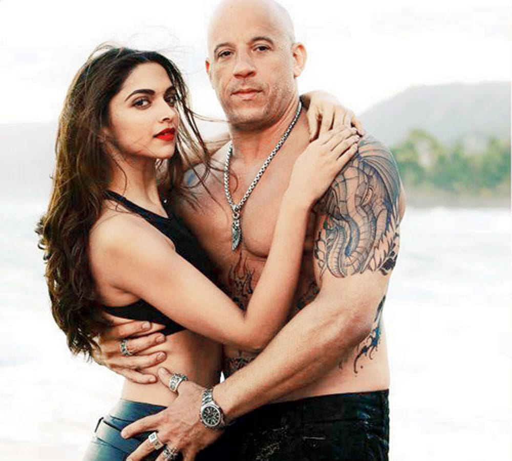 deepika padukone and vin diesel liplock video viral