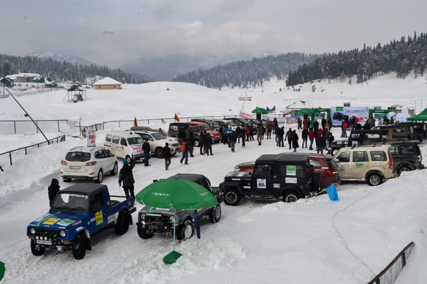 first snow festival organised in gulmarg