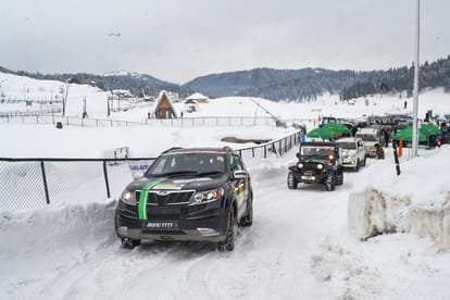 first snow festival organised in gulmarg