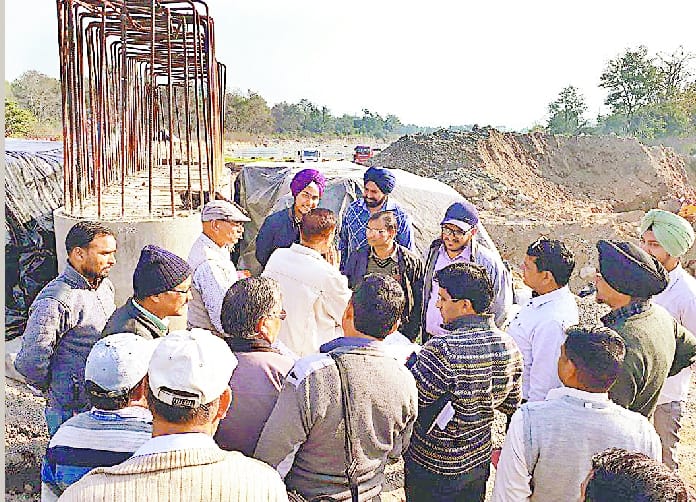 railway bridge could be completed by March 15