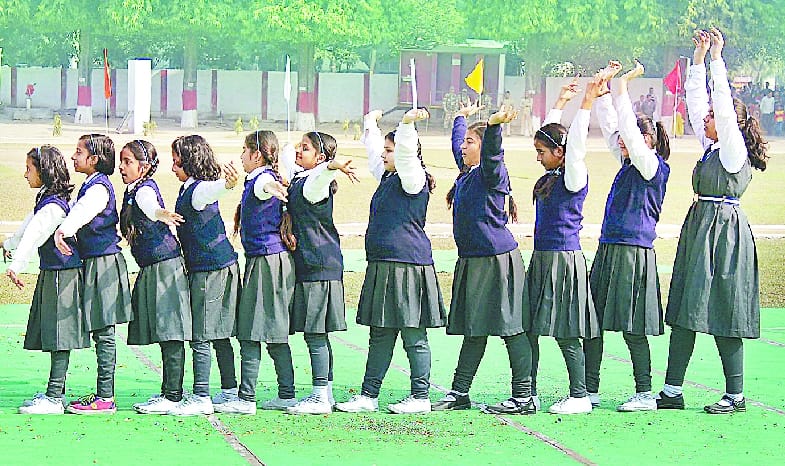 Children rehearsal