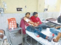 Two students were attacked with knives injured, Karnal