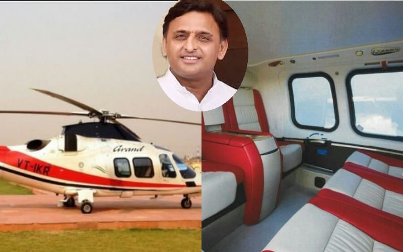 cm akhilesh reaches sultanpur with vvip chopper