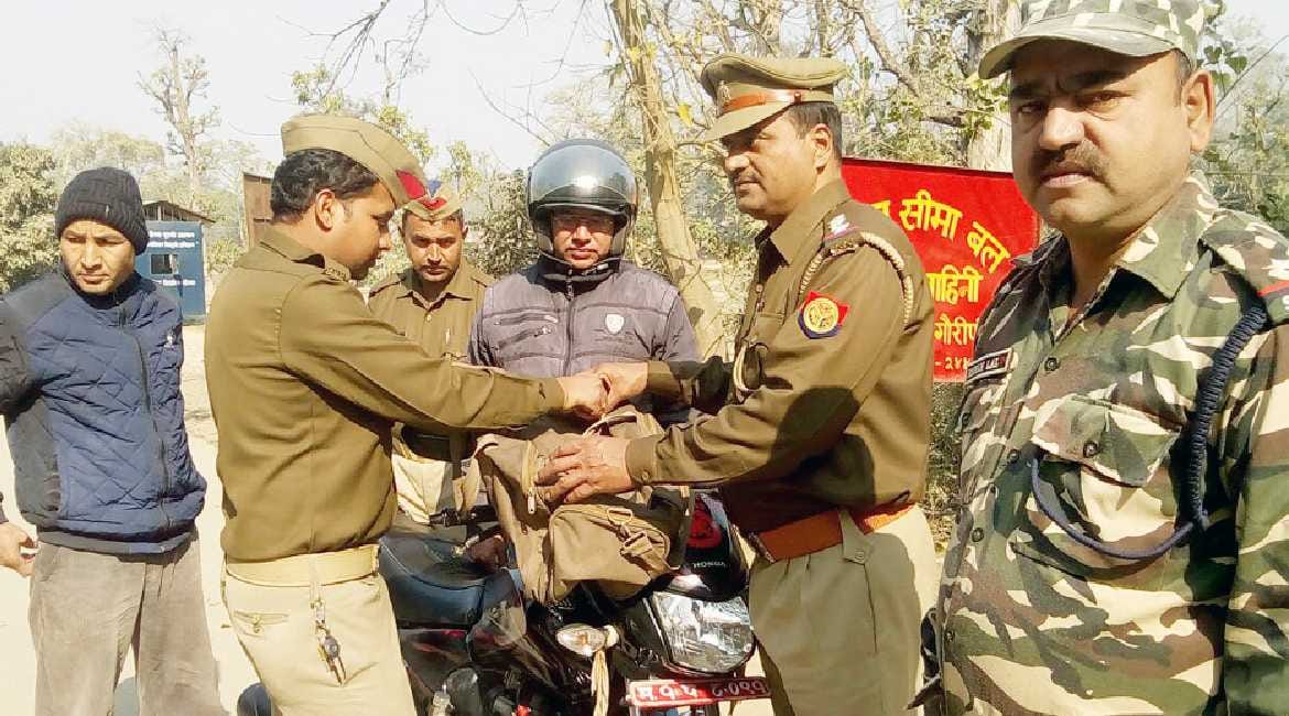 Border checking operation run by the police and SSB