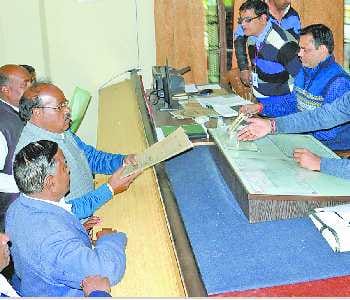 BSP two candidates fill the nomination