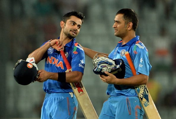 Dhoni gave unique gift to Virat Kohli for first odi series win
