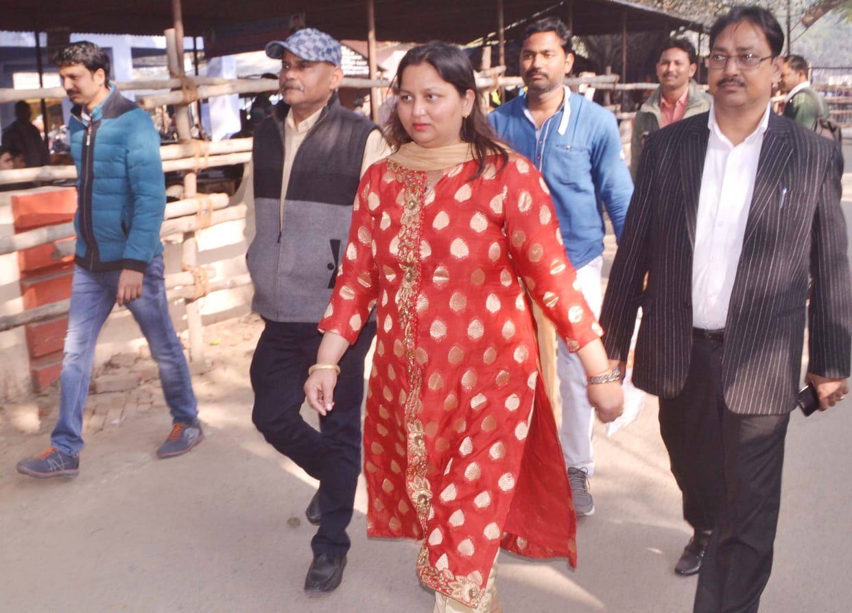 Divya Gangwar nomination by the BSP Bisalpur