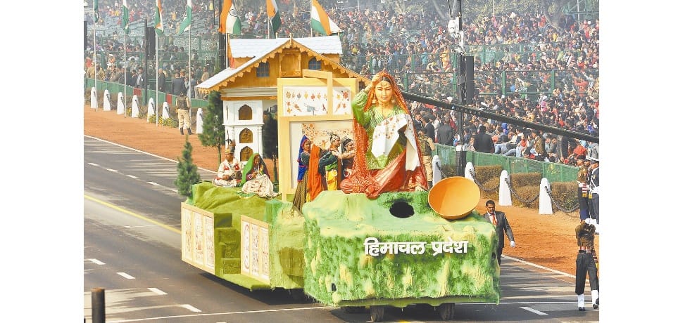 himachal jhanki on the eve of republic day on rajpath