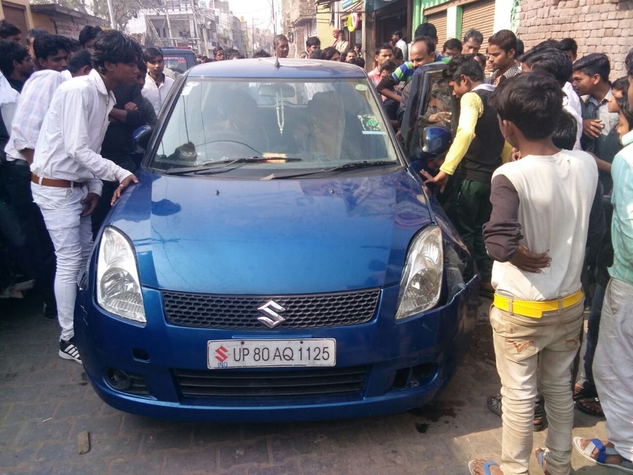 Inspector drove the car, puppies crushed