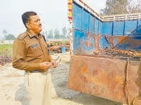 jind,  police, team fired by criminals,ran away, investication start,  harayana