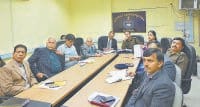  sansad, meeting, rajkumar saini, officers, kaithal