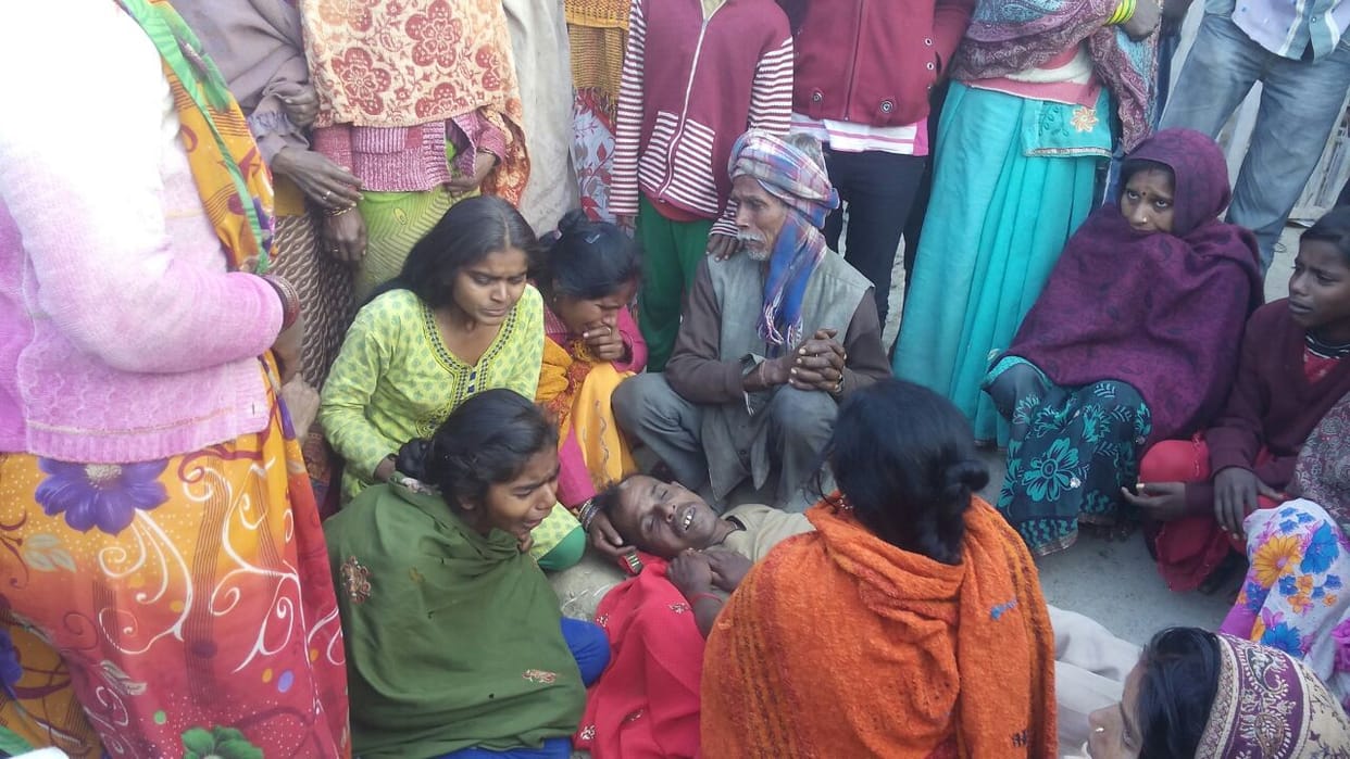 man murder in lucknow