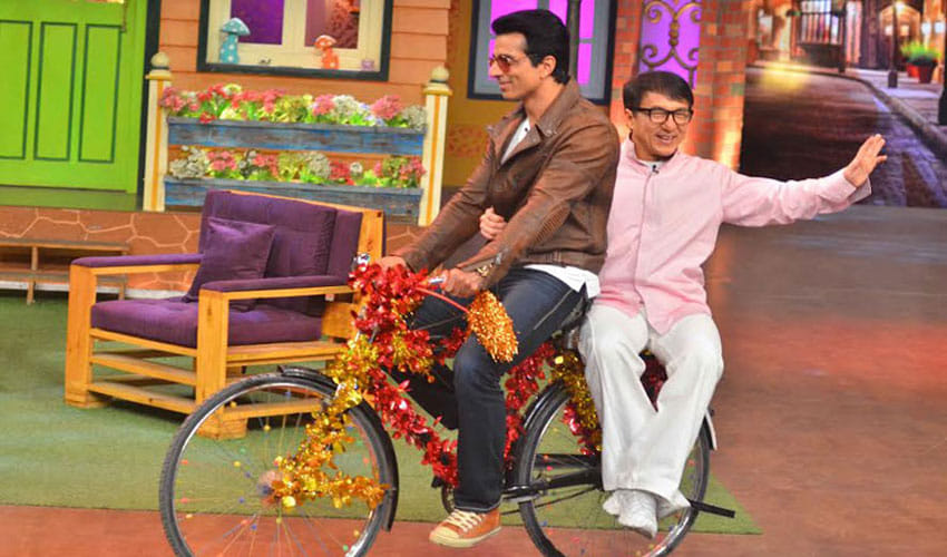 jackie chan promote his film in kapil sharma show