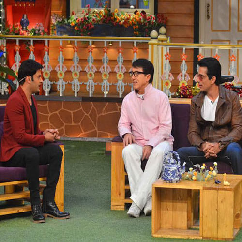 jackie chan promote his film in kapil sharma show