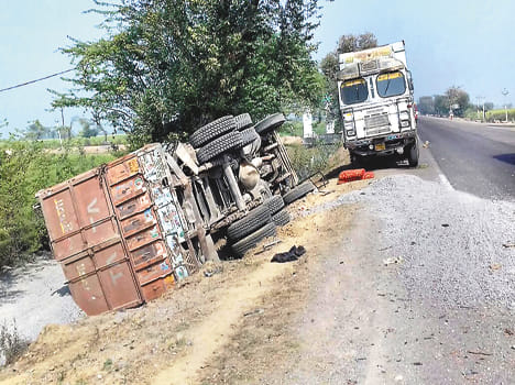Truck driver killed in clash