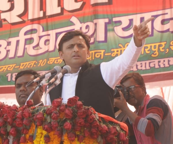 akhilesh first election rally in sultanpur