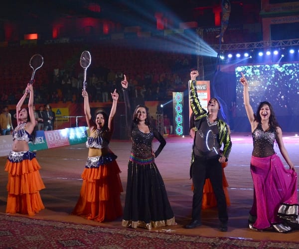 inaugration of badminton championship.