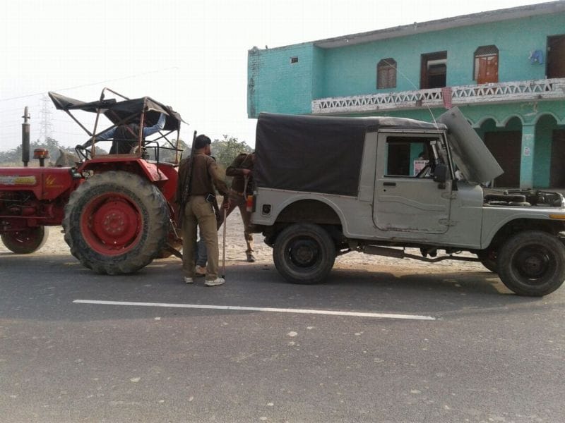Flying squad jeep falls into gorge