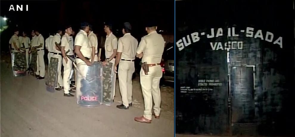 jail break fails in goa's sada up jail