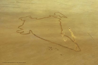 Nissan GT-R creates world’s largest-ever country map