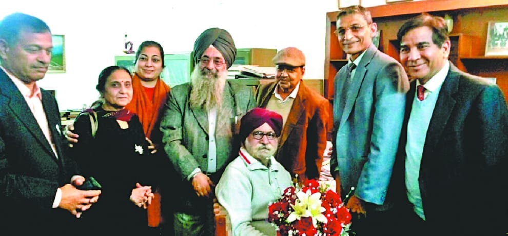 Professor Harkishan get Padma Shri Award in90 years, the party celebrating PU