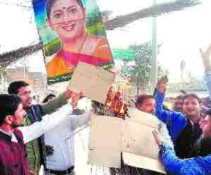 BJP members gave mass resignation