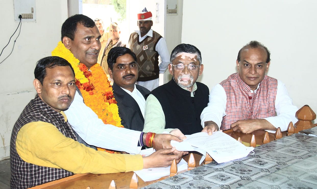 rk sharma and 16 filed nomination