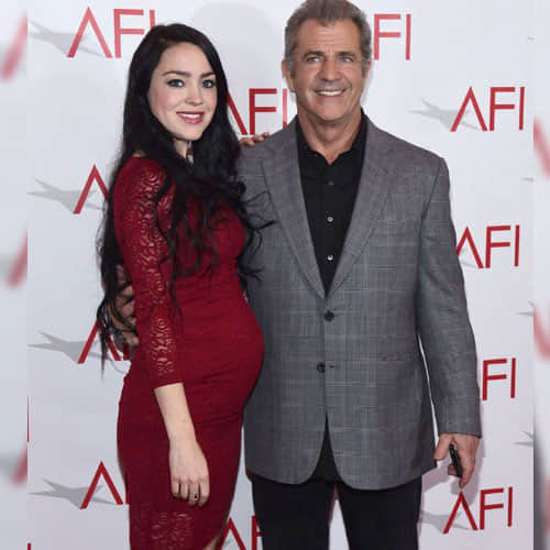 mel gibson again become the father of a son