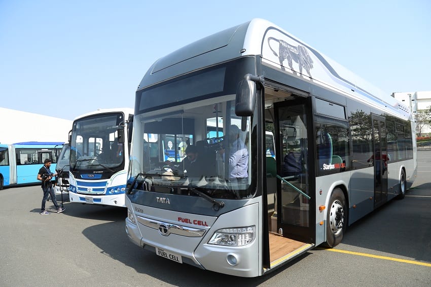 Tata motors launches Hybrid and electric busses 