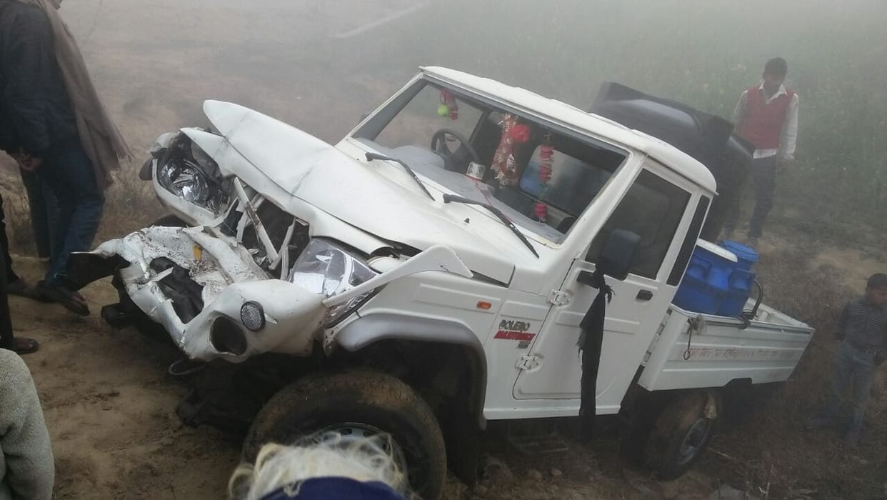 tractor pickup accident