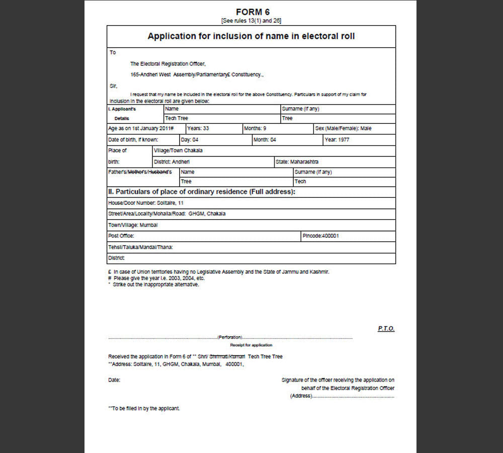 important fact about voter id Card