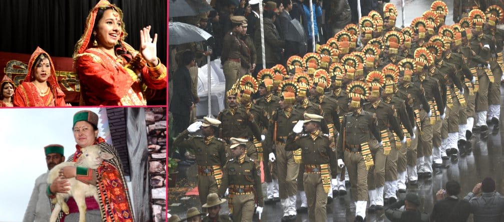 68th republic Day Celebration at Shimla ridge.